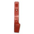 Strap Badge Fastener All Plastic (Red)